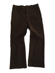 Brown polyester pants